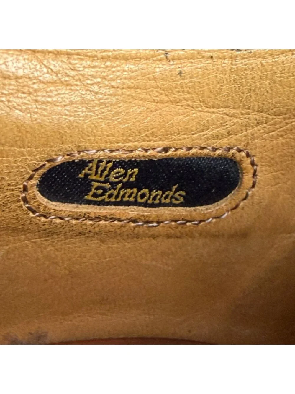Allen Edmonds Lexington Cap Toe Oxford Dress Shoes Mens 8 Brown Lace Up